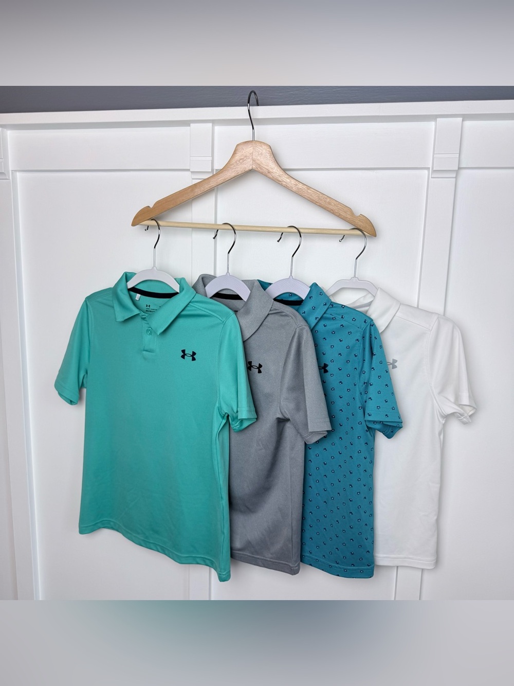 Under Armour Kids' Short Sleeve Polo Shirts Lot